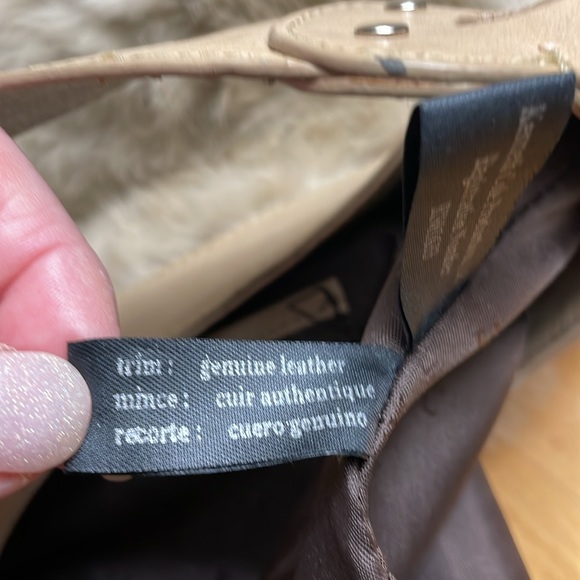 Kenneth Cole genuine fur & leather bag - Picture 7 of 8